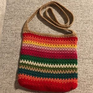 The Sak Boho crochet cross body bag